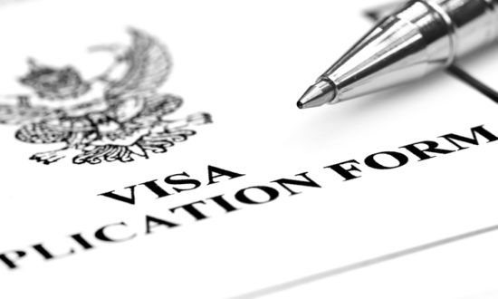 visa application form